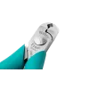 Pointed cutter, angled wide head