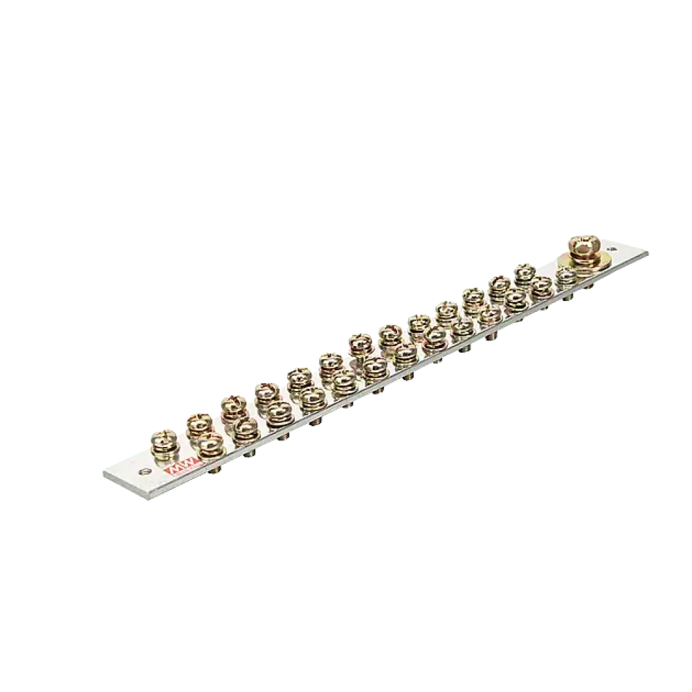 Earthing busbar, 250A, number of poles: 27