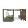 Pergola - wall with steel cables 3 m