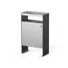 Litter bin with ashtray Simple