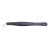 ESD SMD tweezers 115 mm shape 58 stainless steel tip Ø 0.8×3.0 mm 35° dissipative