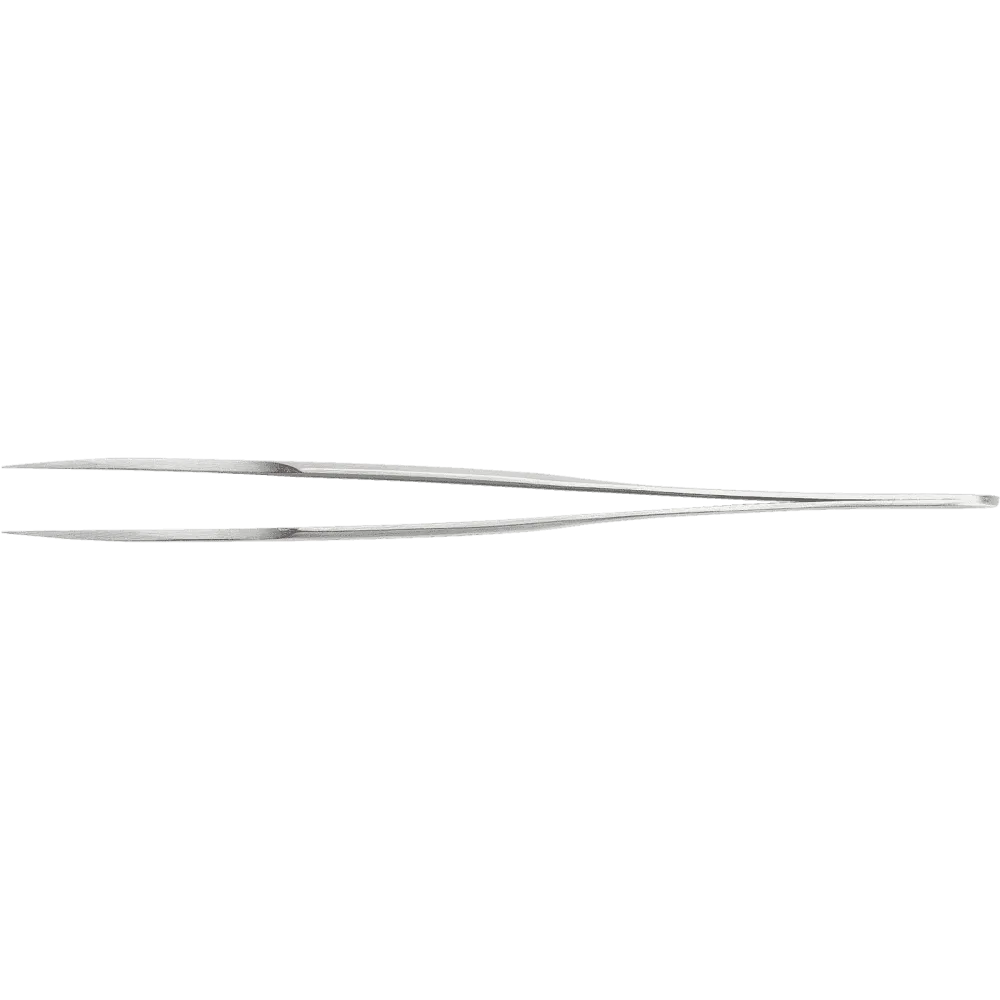 Precision tweezers with medium-pointed tips
