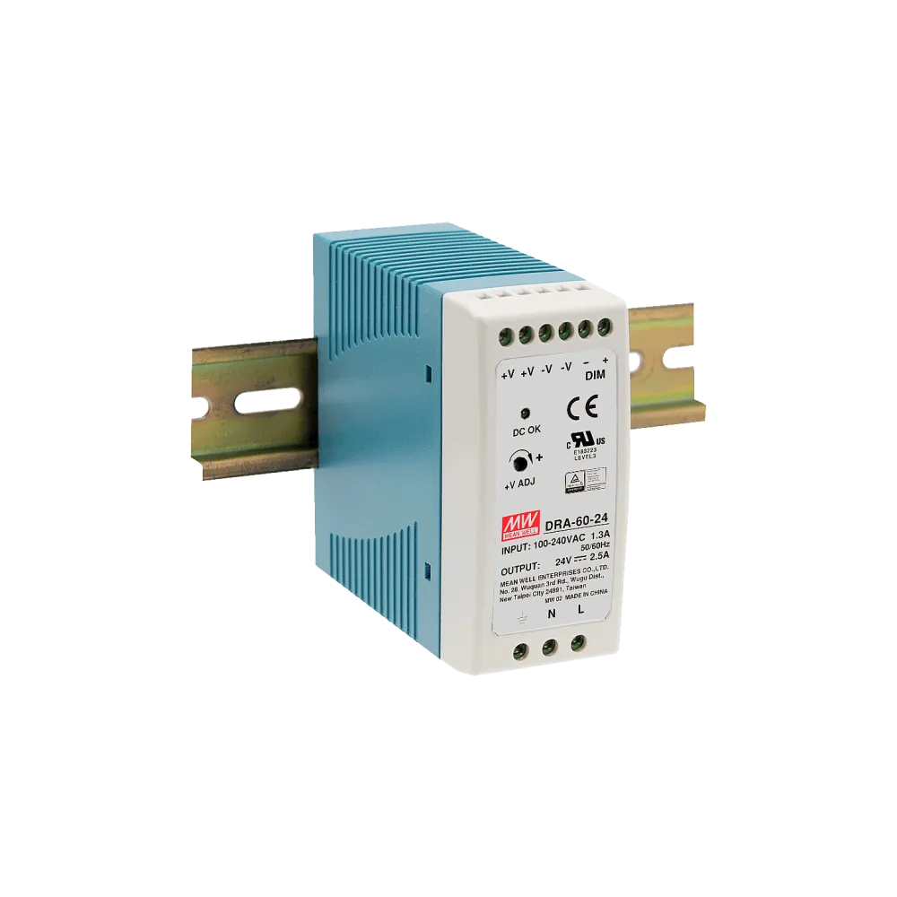 60W DIN Rail Power Supply 12V/5A