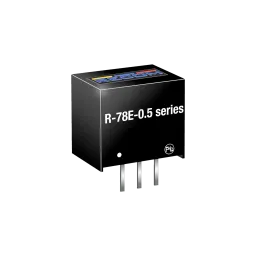 6W DC/DC converter, input 15...28V, output 12V/500mA, SIP3