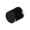 LED star heat sink, ø70mm, H 80mm, Base 10mm, Black anodized