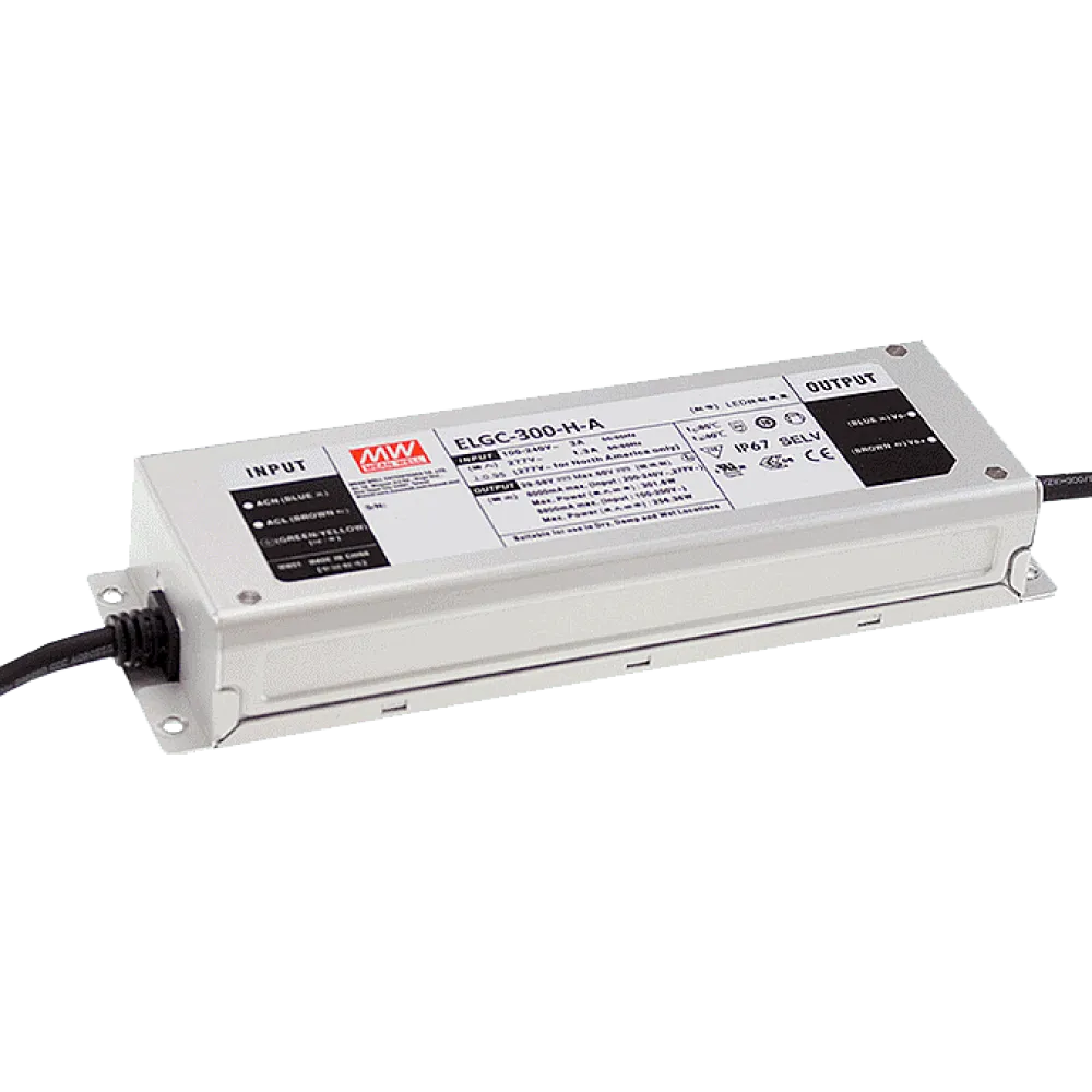 300W Constant Power Mode LED Driver 1300mA…4000mA / 58V…116V, DALI