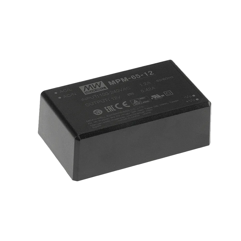 65W Medical PCB Mount Power Supply encapsulated 15V/4.33A