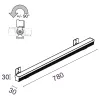 Matrix Mini Floodlight 2812P/NRRCVS-Floodlights - Floodlight Diffuse Emission L. 780 - Remote driver 24Vdc