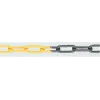 Yellow and black steel chains