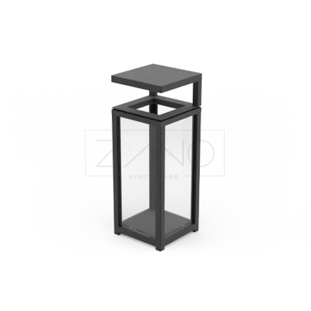 Anti-terrorist Safety Transparent Dustbin