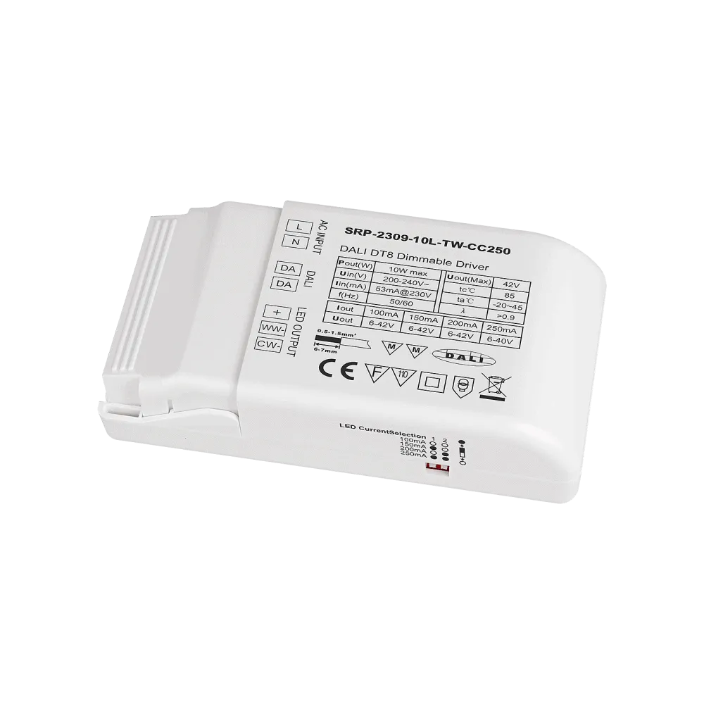 10W DALI DT8, TUNABLE WHITE, LED DRIVER CC
