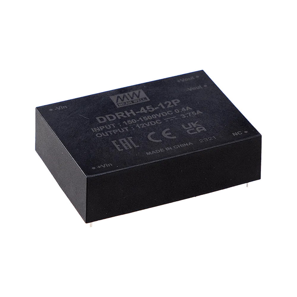 45W DC/DC-Converter, Input 150…1500Vdc, Output 24V/1.87A