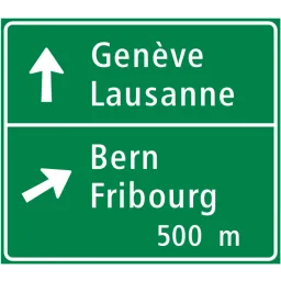 4.68 Second advance sign at junctions