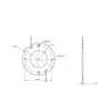 LED Holder for 38x38mm COB
