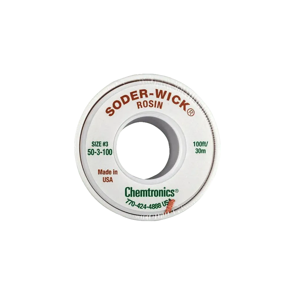Soder-Wick® Rosin 2 mm x 30.5 m on spool