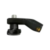 ESD angle adapter SPANNFIX for screwing on (M12x1.5) dissipative