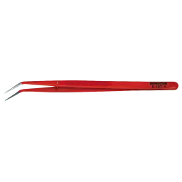 Anatomical forceps 150 mm shape 22b with guide pin serrated, lacquered