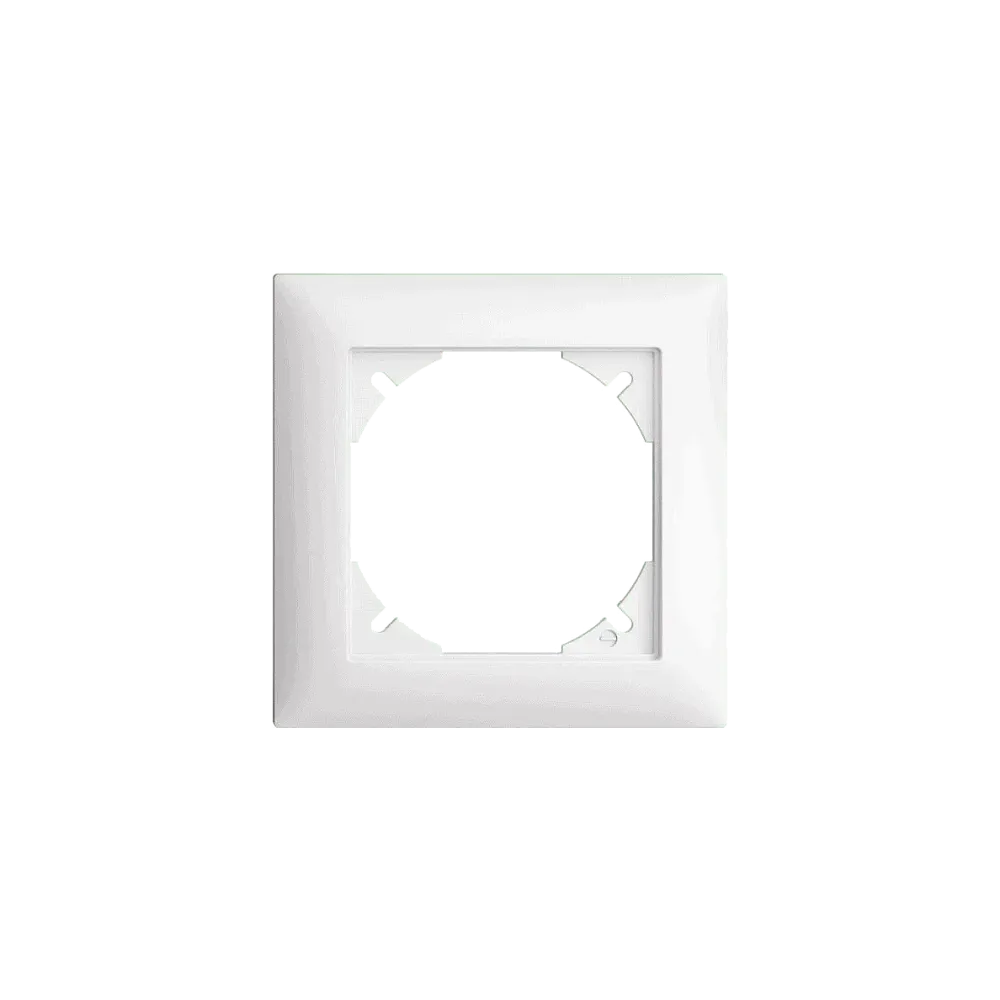 Cover frame EDIZIOdue 1×1 white