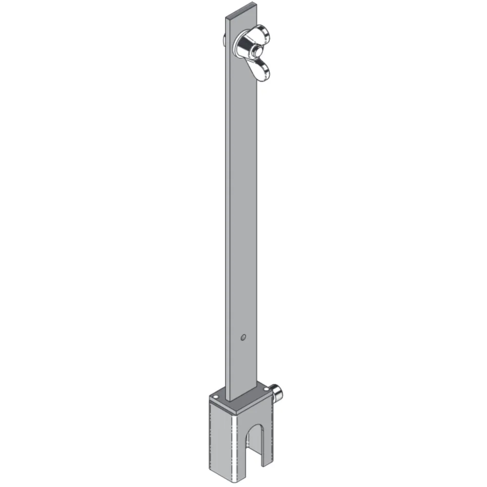 Panel holder for scissor barrier