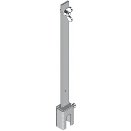 Panel holder for scissor barrier