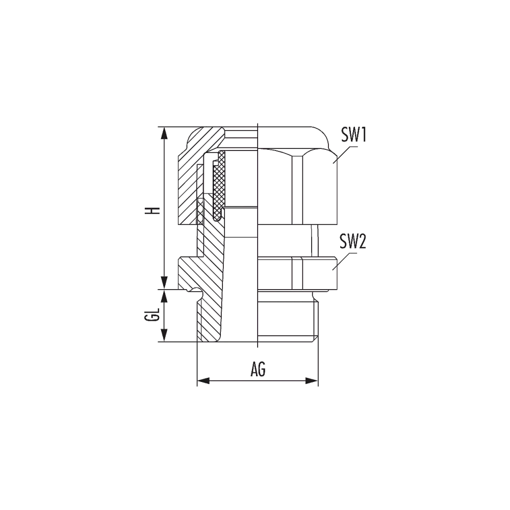 HSK-K (NPT) 1/2″