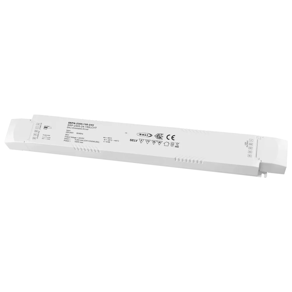 150W DALI DT6, TUNABLE WHITE, LED driver 24VDC