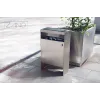 Litter bin with ashtray Simple