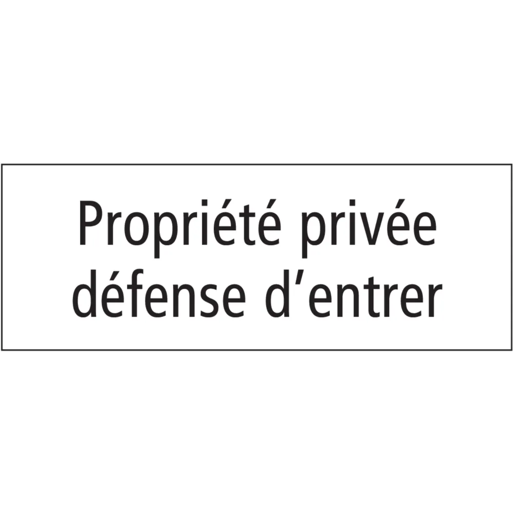 Private property no trespassing