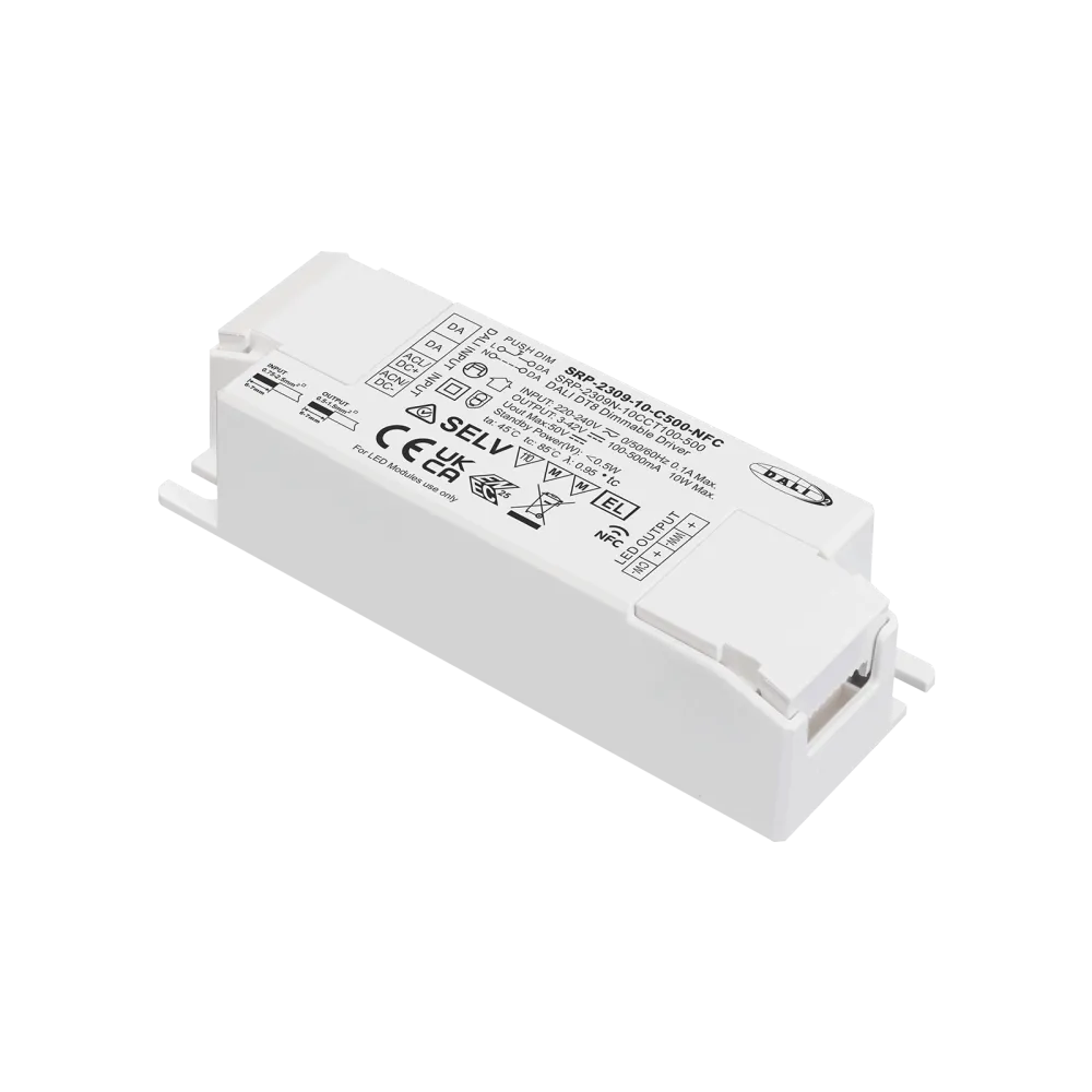 10W DALI2 DT8, TUNABLE WHITE, LED DRIVER CC, NFC