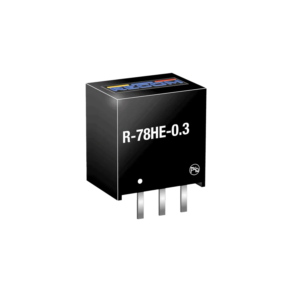 2.5W DC/DC Converter, Input 6.5…72V, Output 5V/300mA, SIP3