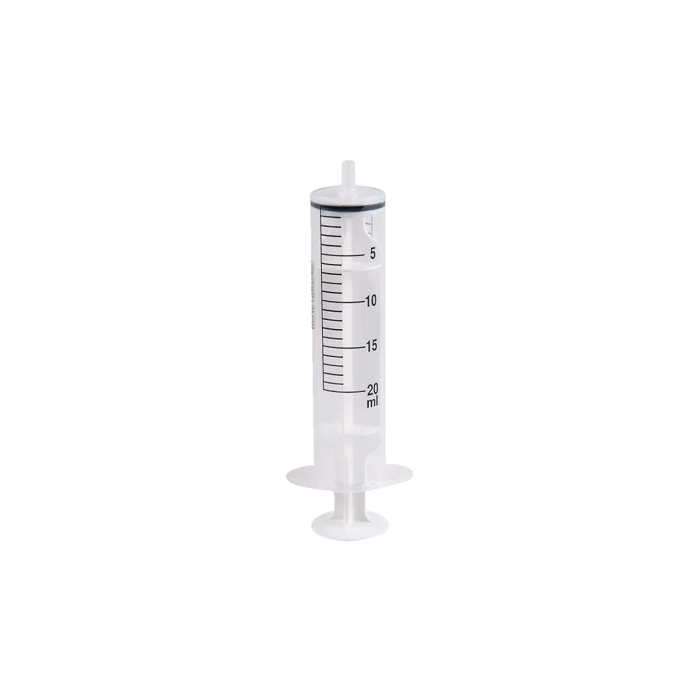 Syringe, empty tip, 20ml, printed scale, (PU=10pcs.)