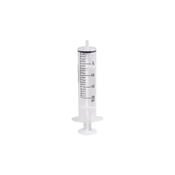 Syringe, empty tip, 20ml, printed scale, (PU=10pcs.)