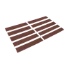 Selbstklebende Lederstreifen 150 x 25 x 3,0 mm (VE10)