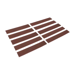 Self-adhesive leather strips 150 x 25 x 3.0 mm (PU10)