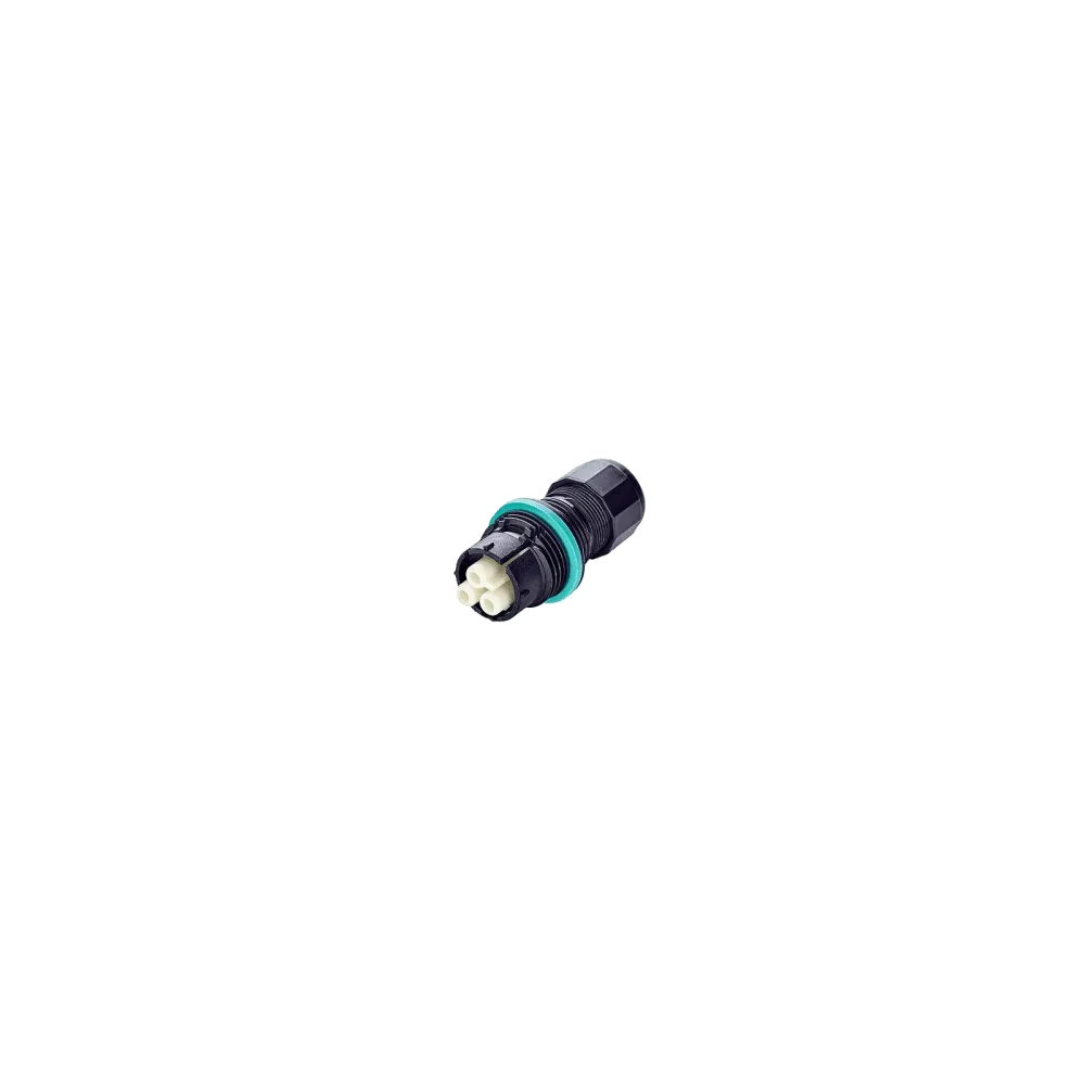 Circular device connector, 3p, socket, screw connection, 0.5-2.5mm2, D7.0-12.0mm, IP66/IP68