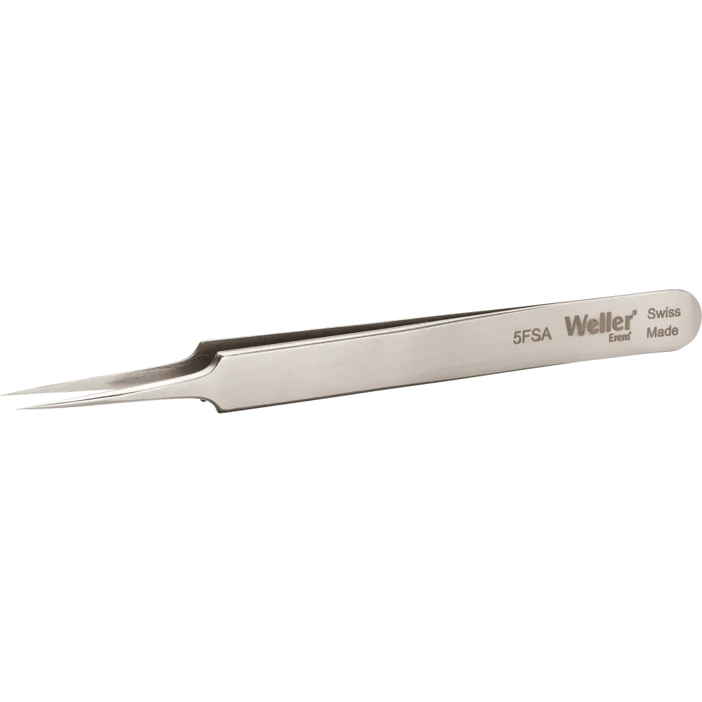 Precision tweezers with very fine tips