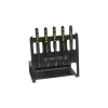 ESD plastic precision tweezers set VARIO 5 pcs.