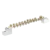 Earthing bar with insulator, 250A, number of poles: 21