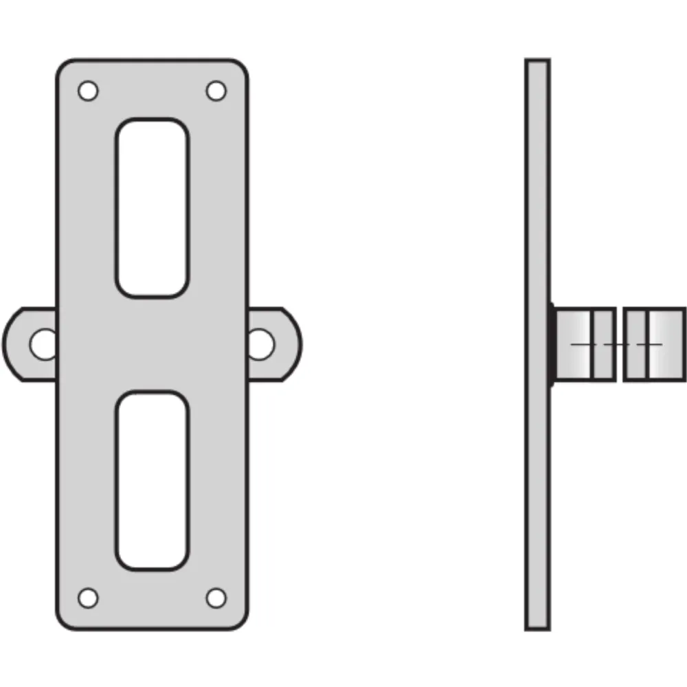 Flat iron frame (vertical format)