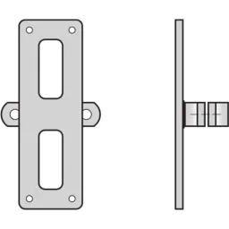 Flat iron frame (vertical format)