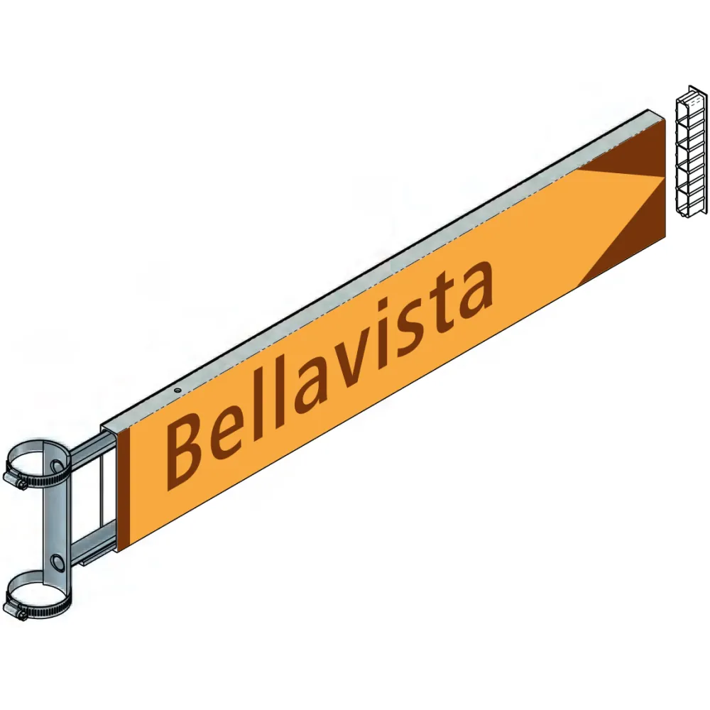 Hotel direction sign