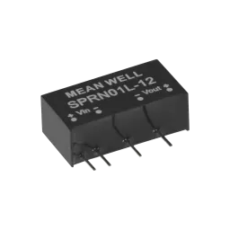 1W DC/DC-Converter, Input 22.8…26.4V, Output 15V/0.067A