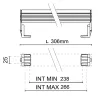 RGBW Matrix Floodlight 2800P/RCRC.O4-RGBW - Wallwasher RGBW L. 306