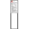 Zone signage stele type 