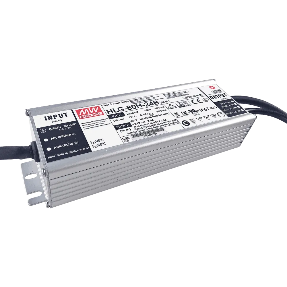 80W LED Driver CV+CC 42V/1.95A, 3in1 Dimming