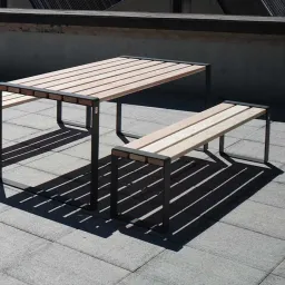 Forézien Backless Bench
