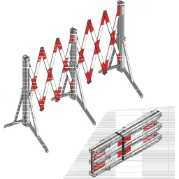 Scissor barrier