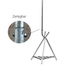 Sign stand with footrest