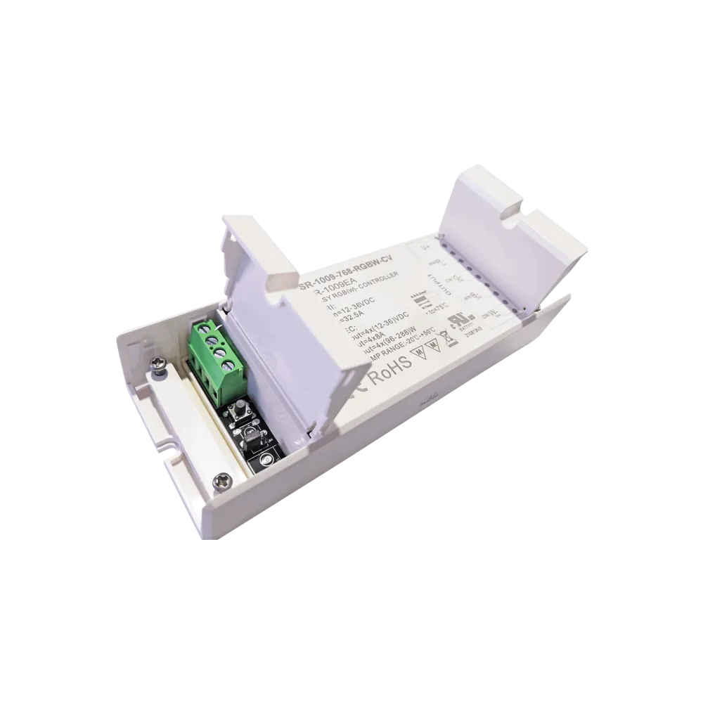 4 channel RF LED dimmer, RGBW, constant voltage 12-36VDC, max. 1152W