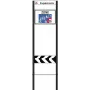 Zone signage stele type 